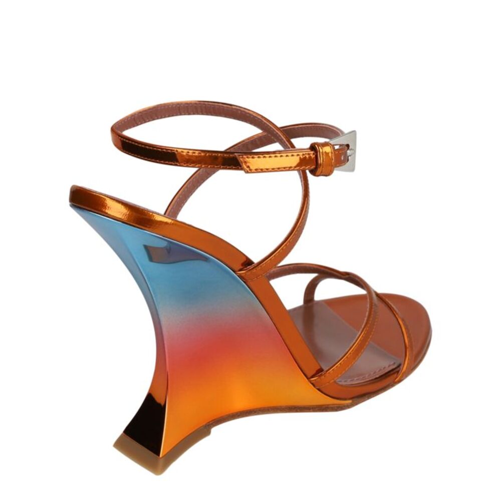 Paris Texas Nina Wedge Sandals Multi Womens - Picture 3 of 6